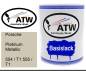 Preview: Porsche, Platinum Metallic, 554 / T1 555 / T1: 1L Lackdose, von ATW Autoteile West.